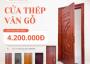 CỬA THÉP VÂN GỖ - CHỐNG CHÁY, AN NINH, BỀN BỈ